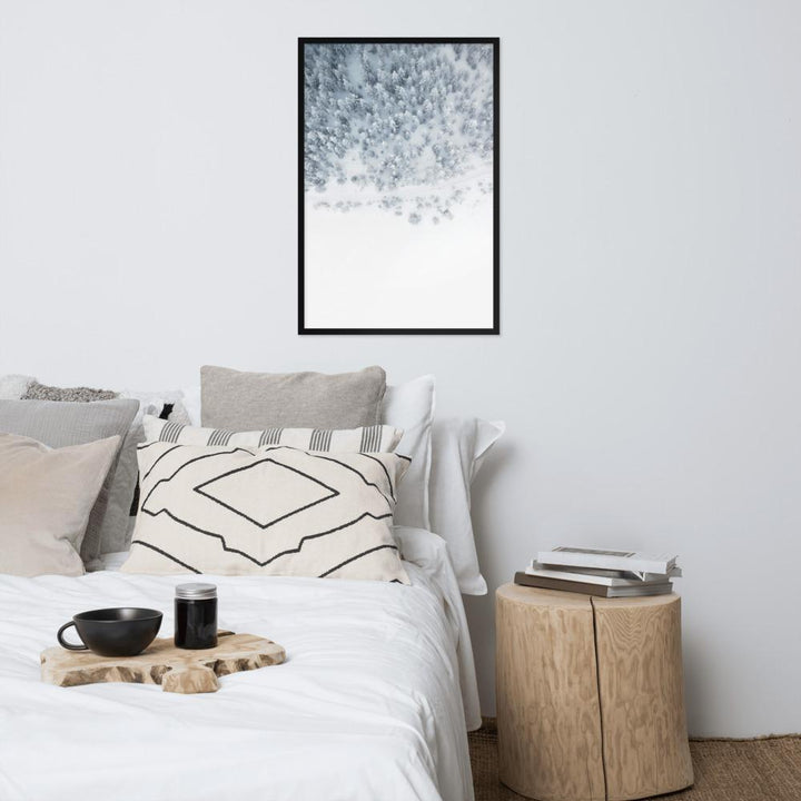 Snow Landscape 5 - Poster im Rahmen Kuratoren von artlia artlia