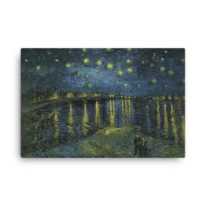 Starry Night over the Rhône - Leinwand Van Gogh 61x91 cm artlia