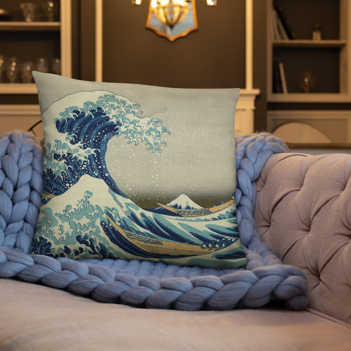 The Great Wave Hokusai - Kissen artlia 46x46 cm artlia