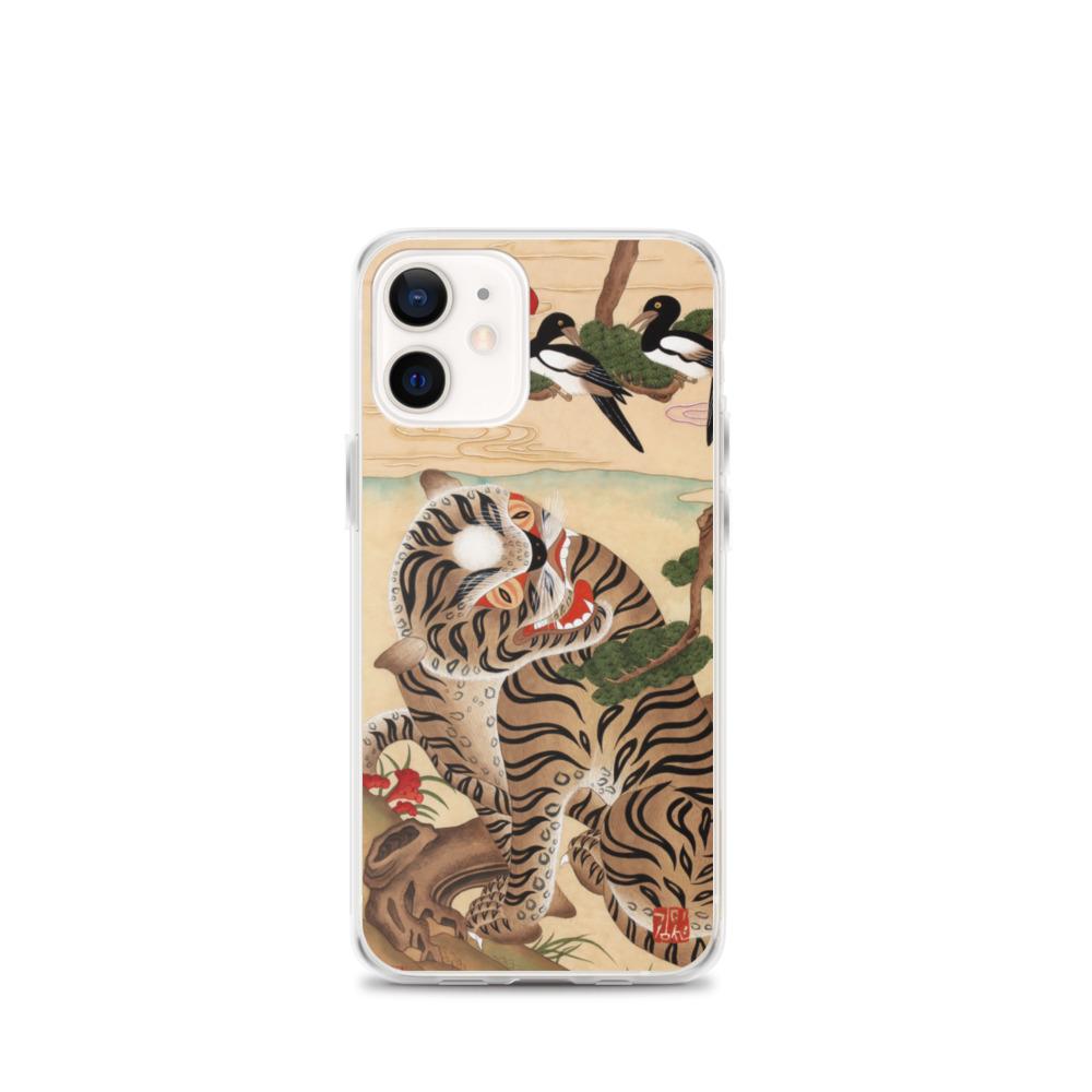 Tiger und Elster - Handyhülle Misun Kim iPhone 12 mini artlia
