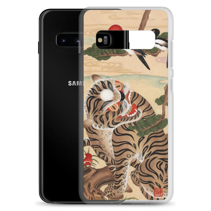 Tiger und Elster - Handyhülle Misun Kim Samsung Galaxy S10+ artlia