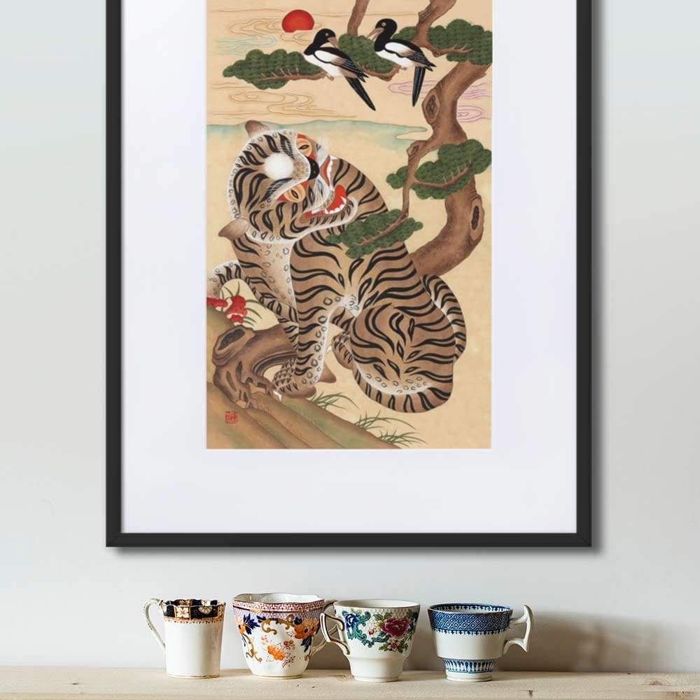 Tiger und Elster - Poster Misun Kim artlia