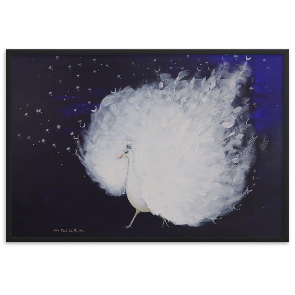 Wings of Dawn - Poster im Rahmen artlia Schwarz / 61×91 cm artlia