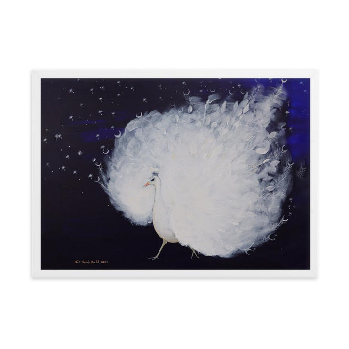 Wings of Dawn - Poster im Rahmen artlia Weiß / 50×70 cm artlia