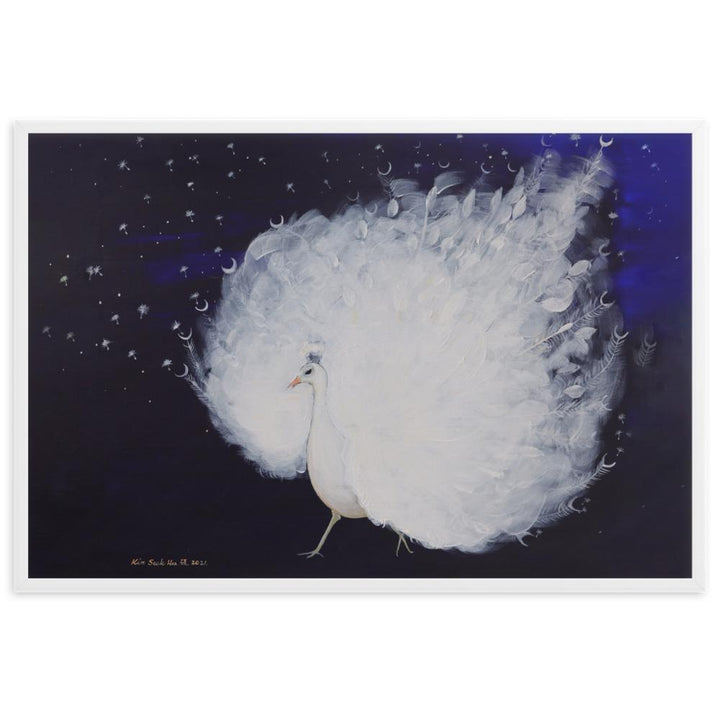 Wings of Dawn - Poster im Rahmen artlia Weiß / 61×91 cm artlia